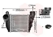 Ladeluftkühler VAN WEZEL 58004200
