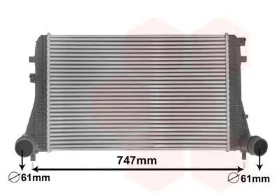 Ladeluftkühler VAN WEZEL 58004306 Bild Ladeluftkühler VAN WEZEL 58004306