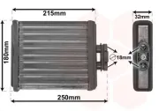 Wärmetauscher, Innenraumheizung VAN WEZEL 58006196