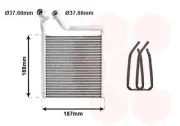 Wärmetauscher, Innenraumheizung VAN WEZEL 58006416
