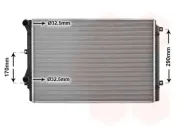 Kühler, Motorkühlung VAN WEZEL 58012701