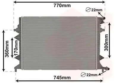 Kühler, Motorkühlung vor dem Kühler VAN WEZEL 58012705 Bild Kühler, Motorkühlung vor dem Kühler VAN WEZEL 58012705