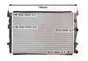 Kühler, Motorkühlung VAN WEZEL 58012733