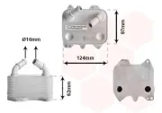 Ölkühler, Motoröl VAN WEZEL 58013711