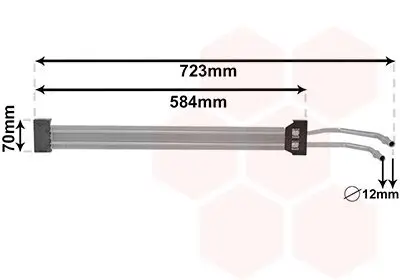 Ölkühler, Lenkung VAN WEZEL 58013713 Bild Ölkühler, Lenkung VAN WEZEL 58013713