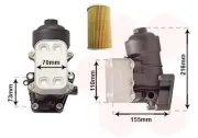 Ölkühler, Motoröl VAN WEZEL 58013721