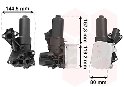 Ölkühler, Motoröl VAN WEZEL 58013728