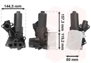 Ölkühler, Motoröl VAN WEZEL 58013728