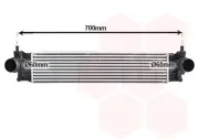 Ladeluftkühler VAN WEZEL 58014704