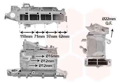 Ladeluftkühler VAN WEZEL 58014712 Bild Ladeluftkühler VAN WEZEL 58014712