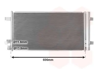 Kondensator, Klimaanlage VAN WEZEL 58015707 Bild Kondensator, Klimaanlage VAN WEZEL 58015707