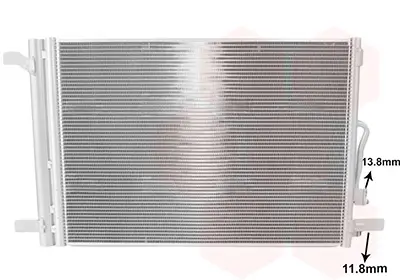 Kondensator, Klimaanlage VAN WEZEL 58015712 Bild Kondensator, Klimaanlage VAN WEZEL 58015712