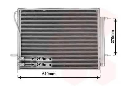 Kondensator, Klimaanlage VAN WEZEL 58015714 Bild Kondensator, Klimaanlage VAN WEZEL 58015714