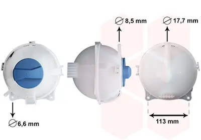 Ausgleichsbehälter, Kühlmittel VAN WEZEL 5801E001