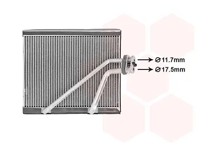 Verdampfer, Klimaanlage VAN WEZEL 5801V709 Bild Verdampfer, Klimaanlage VAN WEZEL 5801V709