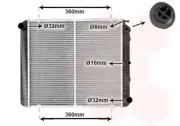 Kühler, Motorkühlung VAN WEZEL 59002038