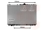 Kühler, Motorkühlung VAN WEZEL 59002124