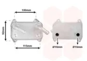 Ölkühler, Motoröl VAN WEZEL 59003155