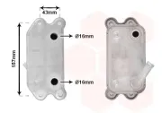 Ölkühler, Motoröl VAN WEZEL 59003168