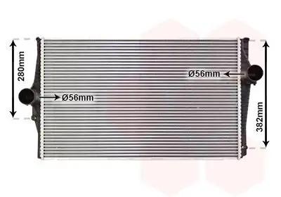 Ladeluftkühler VAN WEZEL 59004151 Bild Ladeluftkühler VAN WEZEL 59004151