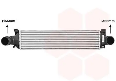 Ladeluftkühler VAN WEZEL 59004296 Bild Ladeluftkühler VAN WEZEL 59004296