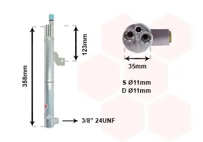 Trockner, Klimaanlage VAN WEZEL 5900D146