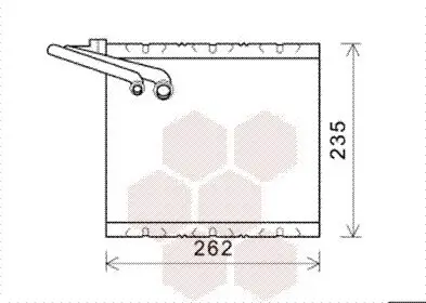 Verdampfer, Klimaanlage VAN WEZEL 5900V157 Bild Verdampfer, Klimaanlage VAN WEZEL 5900V157