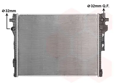 Kühler, Motorkühlung VAN WEZEL 59012705 Bild Kühler, Motorkühlung VAN WEZEL 59012705