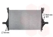 Kühler, Motorkühlung VAN WEZEL 59012710