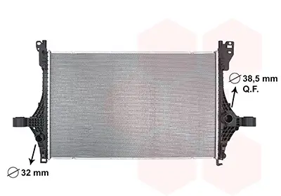 Kühler, Motorkühlung VAN WEZEL 59012710 Bild Kühler, Motorkühlung VAN WEZEL 59012710