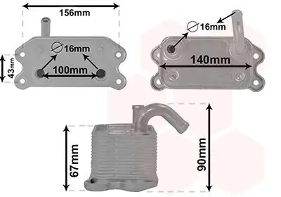Ölkühler, Motoröl VAN WEZEL 59013702 Bild Ölkühler, Motoröl VAN WEZEL 59013702