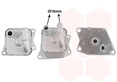 Ölkühler, Automatikgetriebe VAN WEZEL 59013715 Bild Ölkühler, Automatikgetriebe VAN WEZEL 59013715