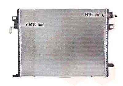 Ladeluftkühler VAN WEZEL 59014708