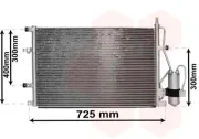 Kondensator, Klimaanlage VAN WEZEL 59015107