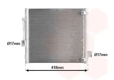 Kondensator, Klimaanlage VAN WEZEL 69015702 Bild Kondensator, Klimaanlage VAN WEZEL 69015702