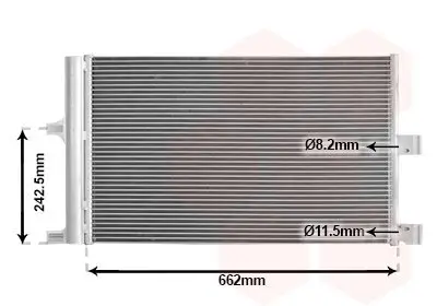 Kondensator, Klimaanlage VAN WEZEL 69015703 Bild Kondensator, Klimaanlage VAN WEZEL 69015703