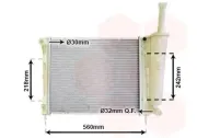 Kühler, Motorkühlung VAN WEZEL 73002099