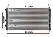 Kühler, Motorkühlung VAN WEZEL 76002003