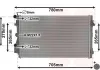 Kühler, Motorkühlung VAN WEZEL 76002021 Bild Kühler, Motorkühlung VAN WEZEL 76002021