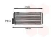 Wärmetauscher, Innenraumheizung VAN WEZEL 76006017