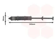 Trockner, Klimaanlage VAN WEZEL 7600D012