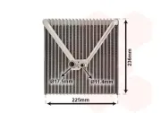 Verdampfer, Klimaanlage VAN WEZEL 7600V011