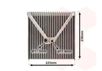 Verdampfer, Klimaanlage VAN WEZEL 7600V011 Bild Verdampfer, Klimaanlage VAN WEZEL 7600V011
