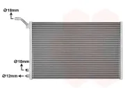 Niedertemperaturkühler, Ladeluftkühler VAN WEZEL 77012703