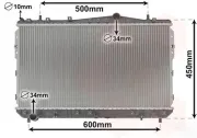 Kühler, Motorkühlung VAN WEZEL 81002073