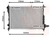 Kühler, Motorkühlung VAN WEZEL 81002075