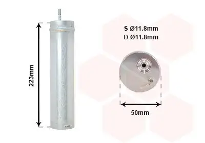Trockner, Klimaanlage VAN WEZEL 8100D057 Bild Trockner, Klimaanlage VAN WEZEL 8100D057