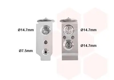 Expansionsventil, Klimaanlage VAN WEZEL 82001292 Bild Expansionsventil, Klimaanlage VAN WEZEL 82001292