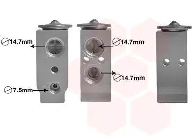 Expansionsventil, Klimaanlage VAN WEZEL 82001325