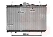 Kühler, Motorkühlung VAN WEZEL 82002187